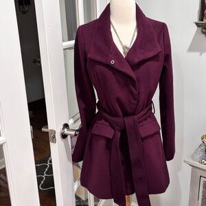 JACK by BB Dakota Plum Coat